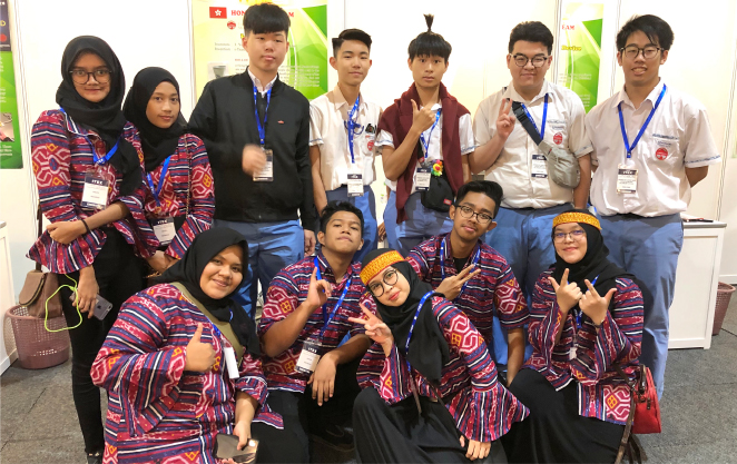 Our students have won several awards in International Exhibition for Young Inventors Contest.